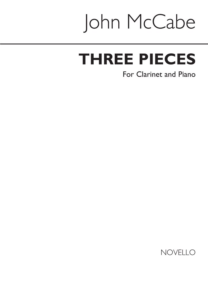 Three Pieces For Clarinet And Piano